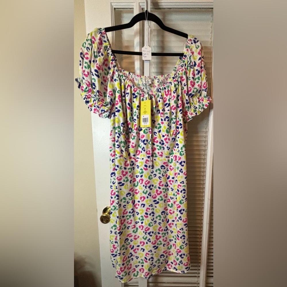 Cabana Leopard Rainbow Sundress - Picture 1 of 11